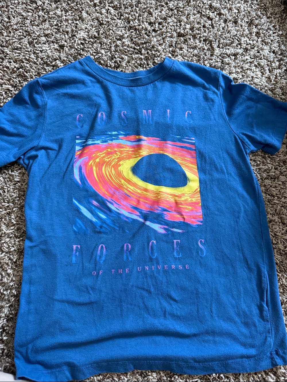 Old Navy Bright Blue 'Cosmic Forces' Graphic Tee